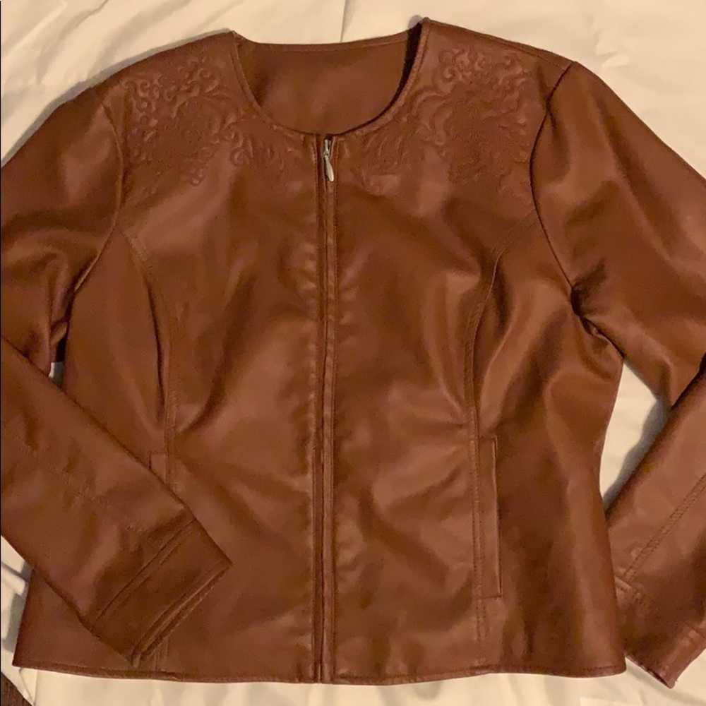 Leather jacket